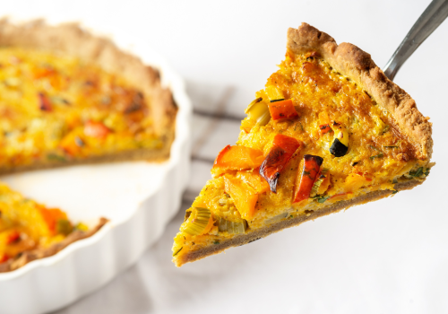 Kürbisquiche