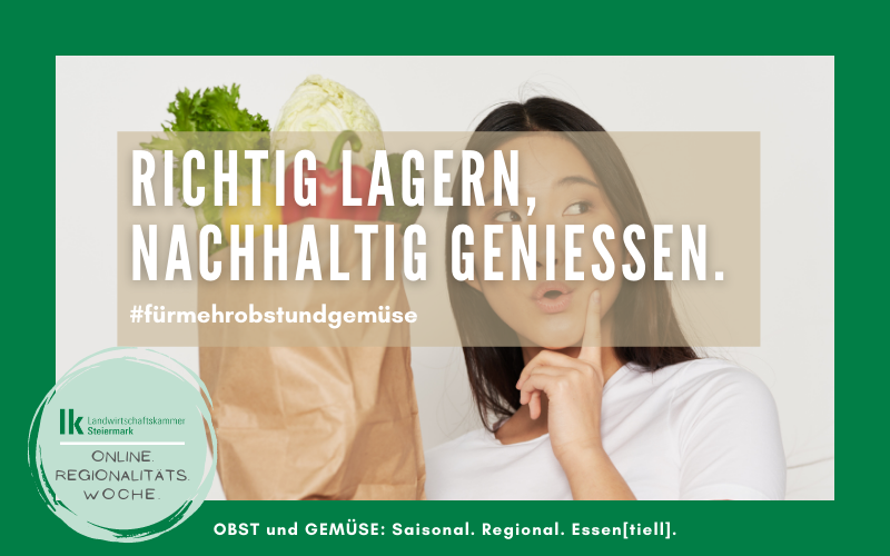 Obst und Gemüse richtig lagern