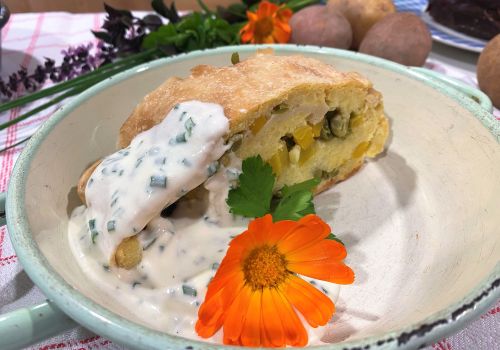 Erdäpfelstrudel rustikal