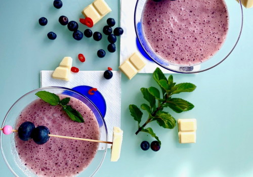 Heidelbeeren-Schokoladen-Cocktail 