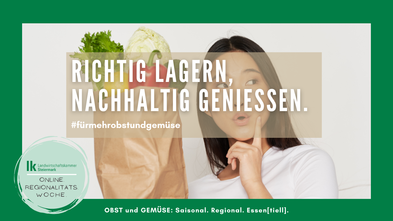 Obst und Gemüse richtig lagern