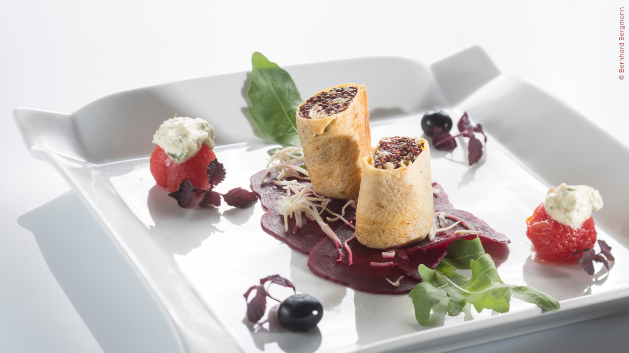 Steirische Kren-Quinoa- Röllchen