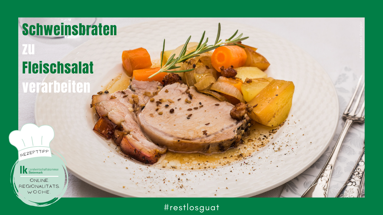 Schweinsbratensalat