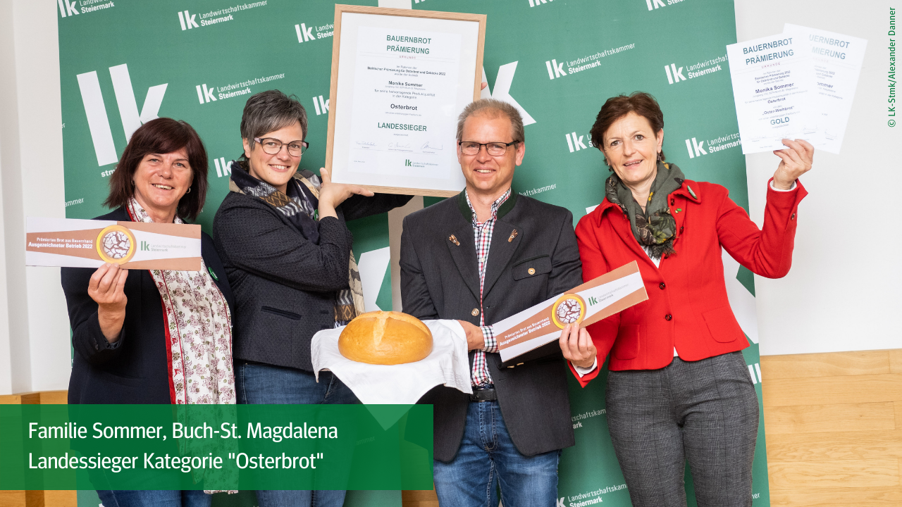 Landessieger Osterbrotprämierung